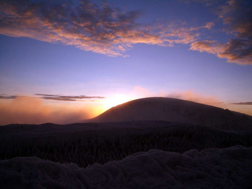 Sunrise on Chimborazo (6310 m)