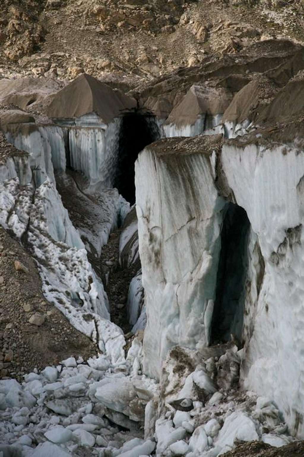 Crevasses at Baltoro Glacier