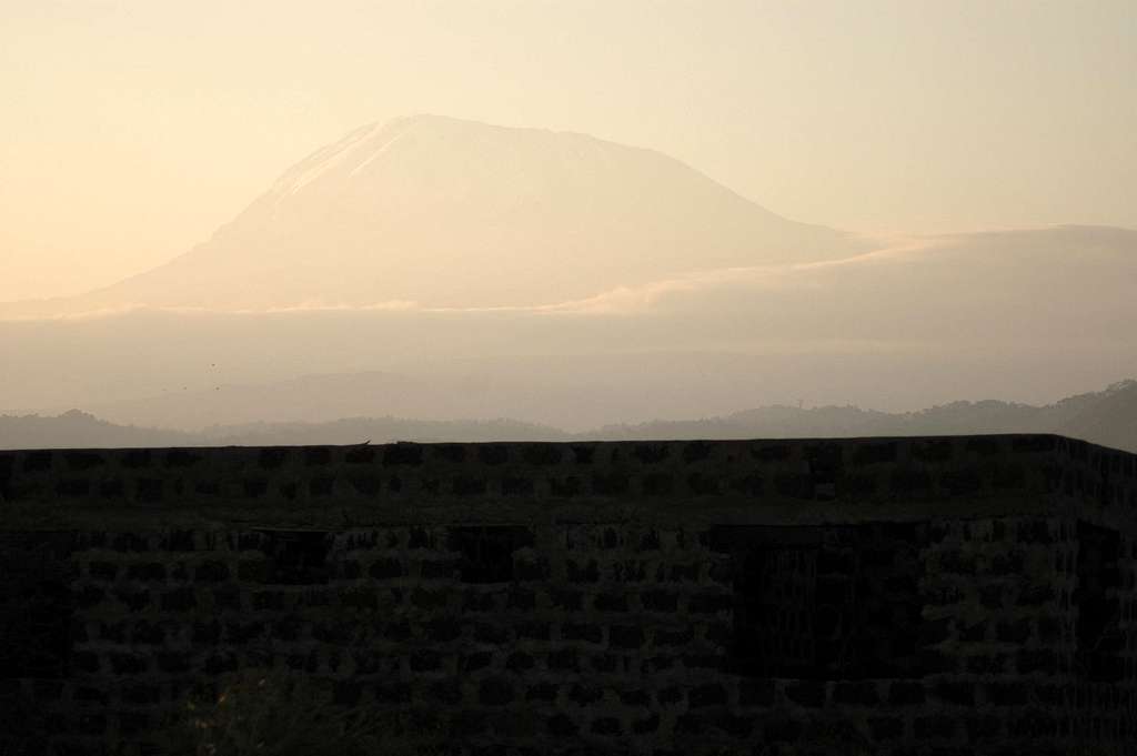 Kilimanjaro Sunset from opposite of Moshi