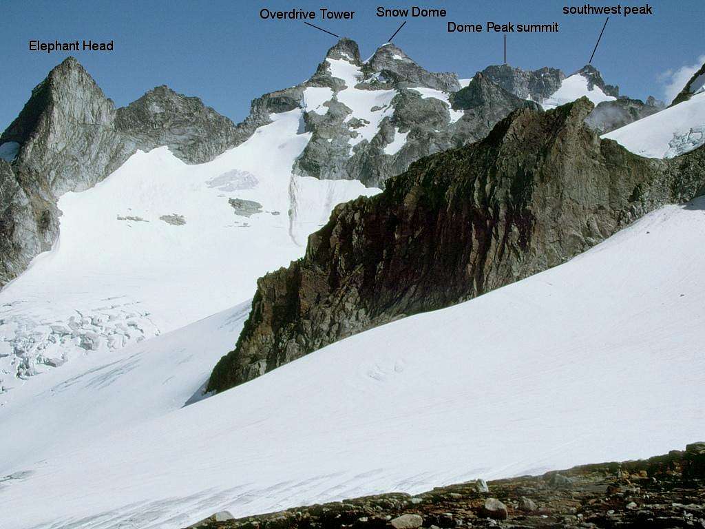 Dome Peak from the NW