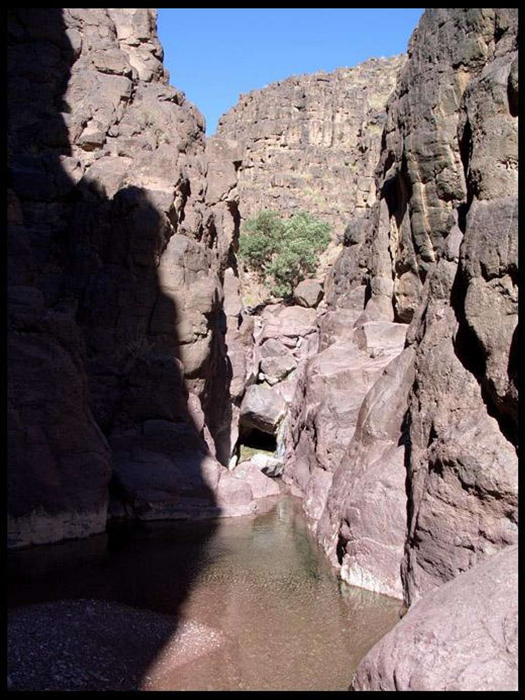 Small canyon in the Djebel Sarho