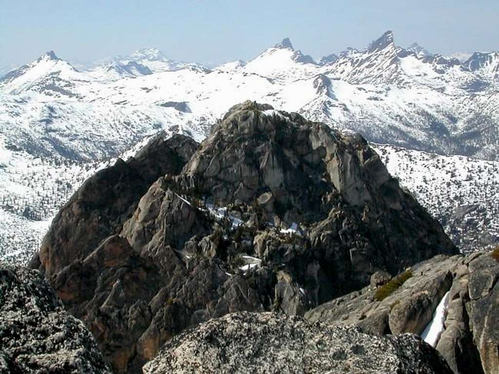 View of Liberty Bell summit