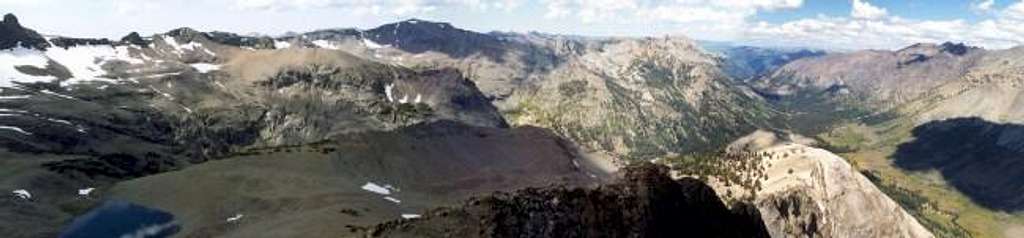 Panoramic view of Relief Peak...