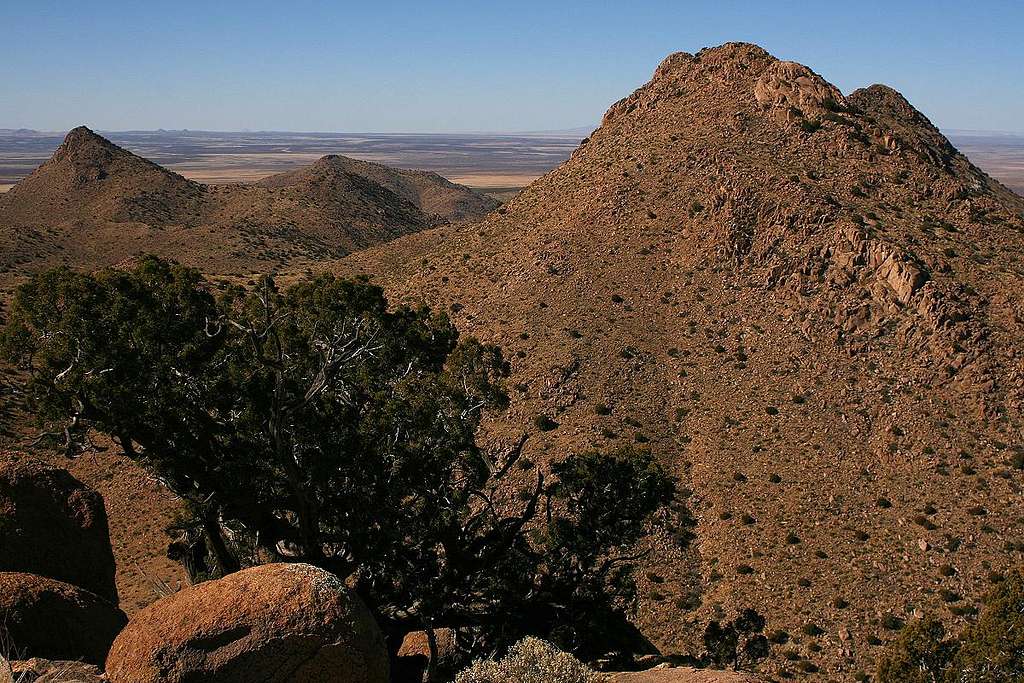 South Peak summit view