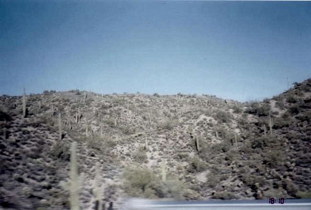 The slopes of the Sonoran...