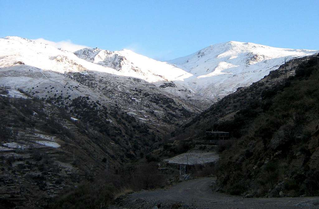 Poqueira valley from near Capileira