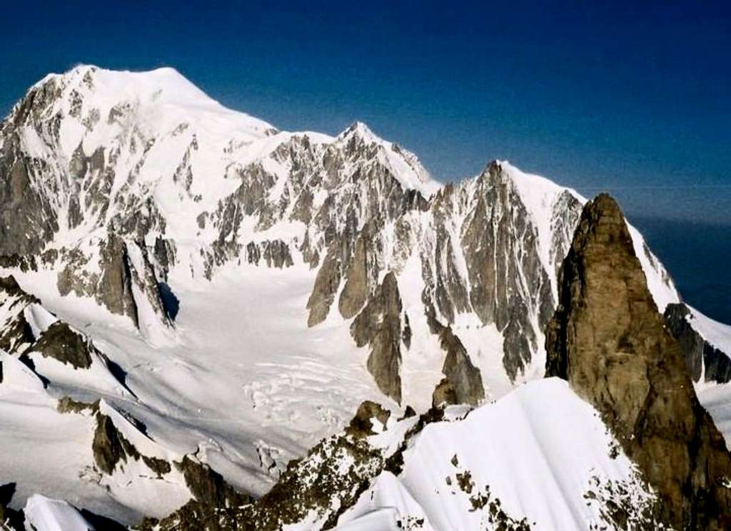 Mont Blanc from the Rochefort Ridge