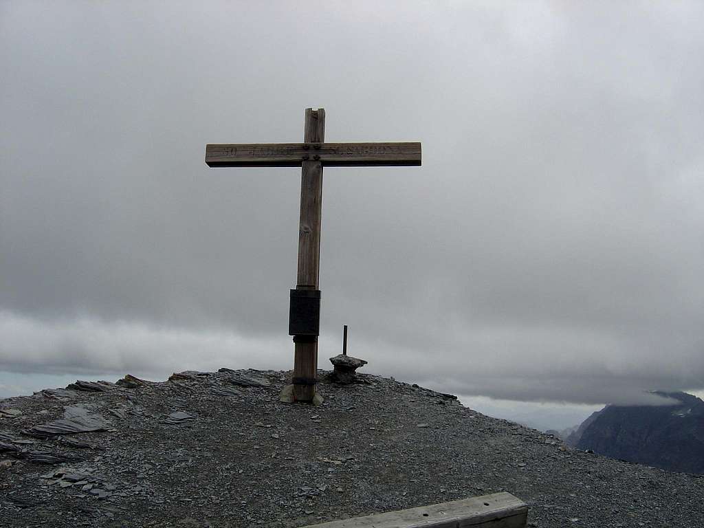 Summitcross of Piz Sardona 3055m