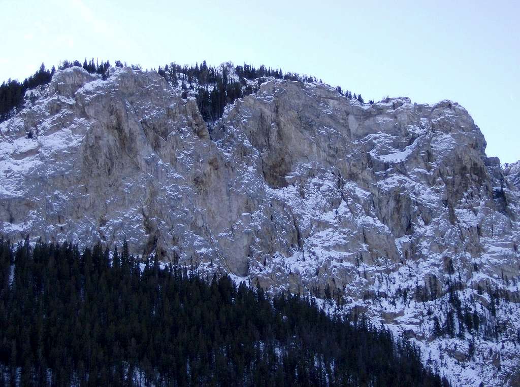 Cliff in Canyon Creek