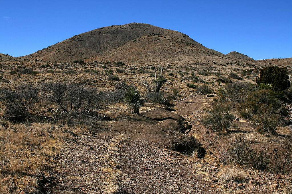 4WD road leading to Cedar Mountain