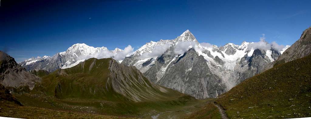 Mont Blanc and Grand Jourasses