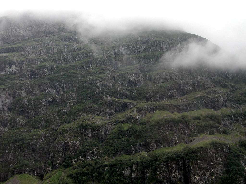 Scottish mountain in the clouds #3