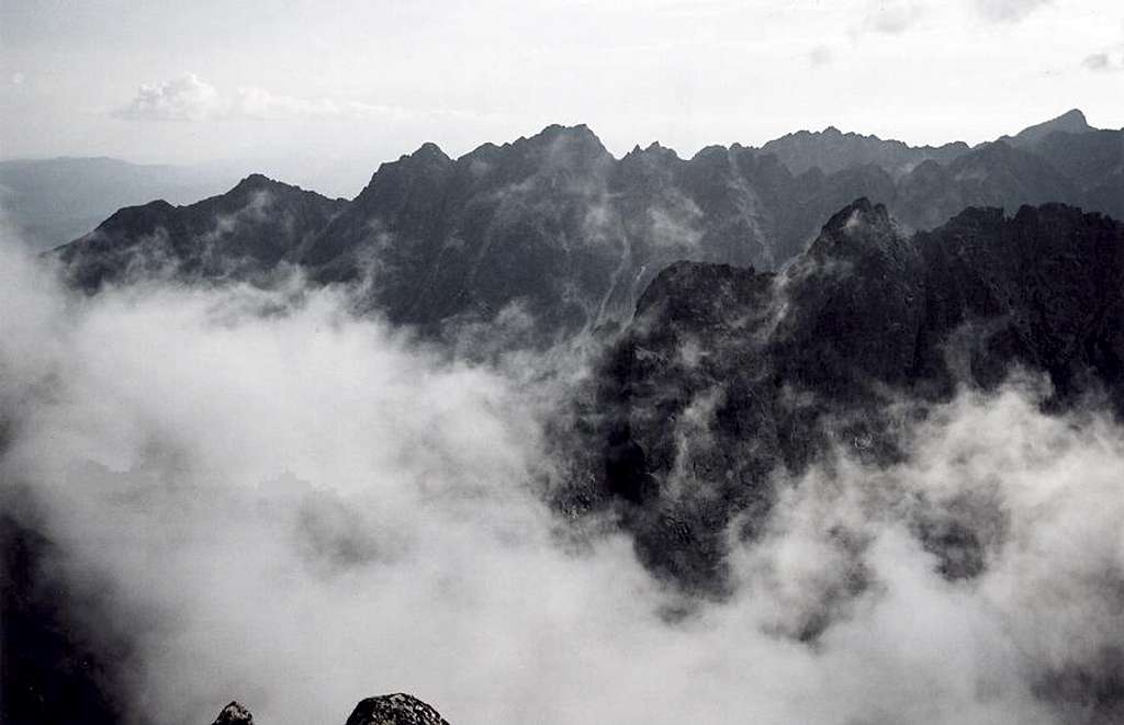 Satan and Basty ridge - High Tatras