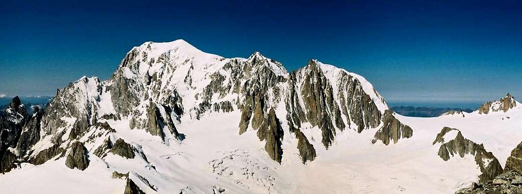 Panoramic view of Mont Blanc