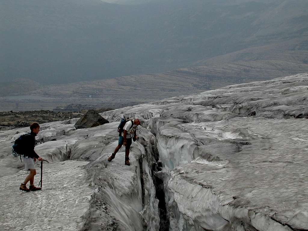 Blackfoot glacier traverse