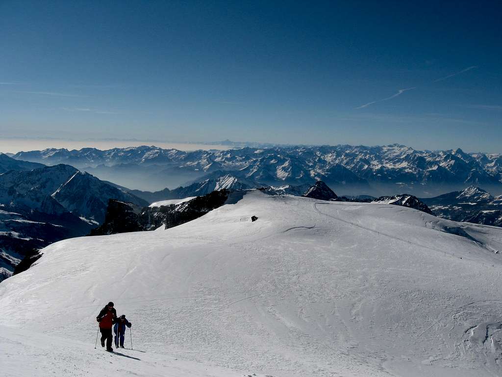 On the normal way of the Breithorn