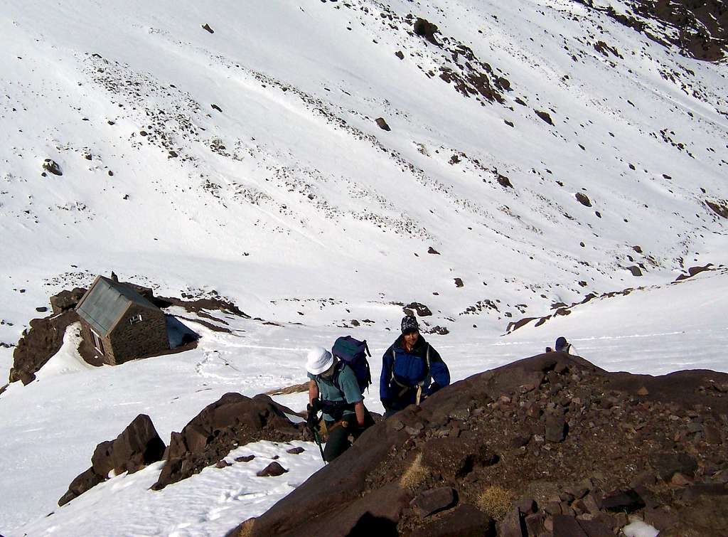 Tazaghart Hut from above