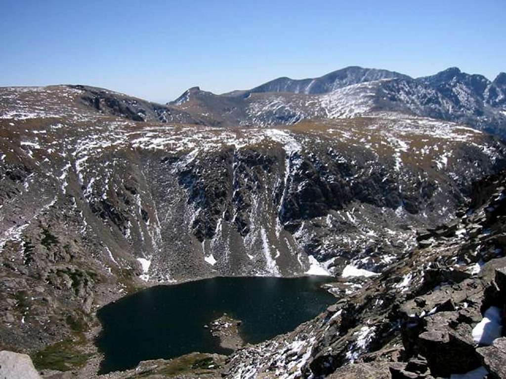 Island Lake from Cooper Peak....