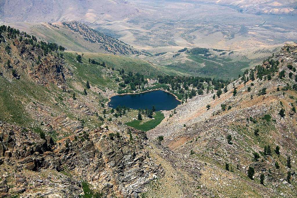 Smith Lake from Greys Peak