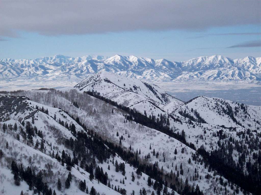 Summit  view west to Grandeur