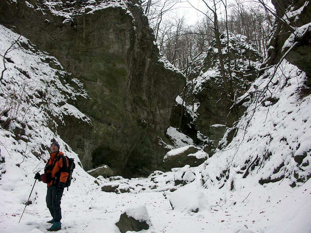 Ra'm canyon in winter