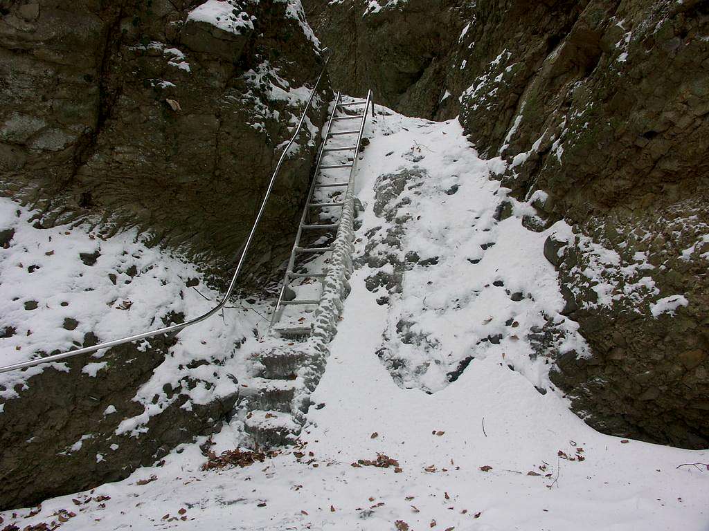 Ra'm canyon in winter