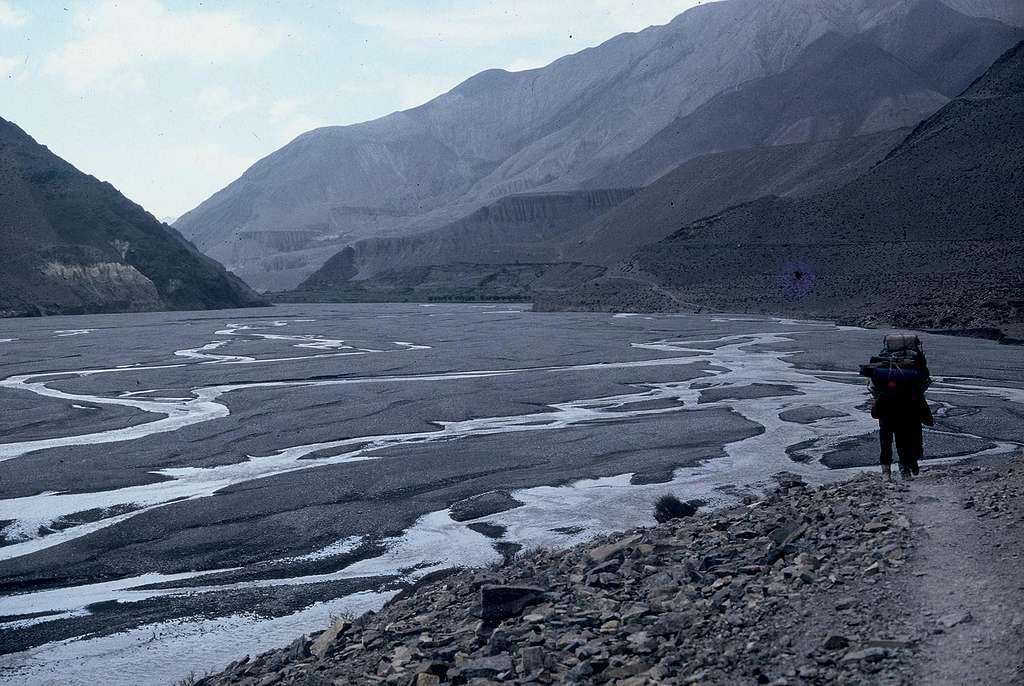 Kali Gandaki at its widest