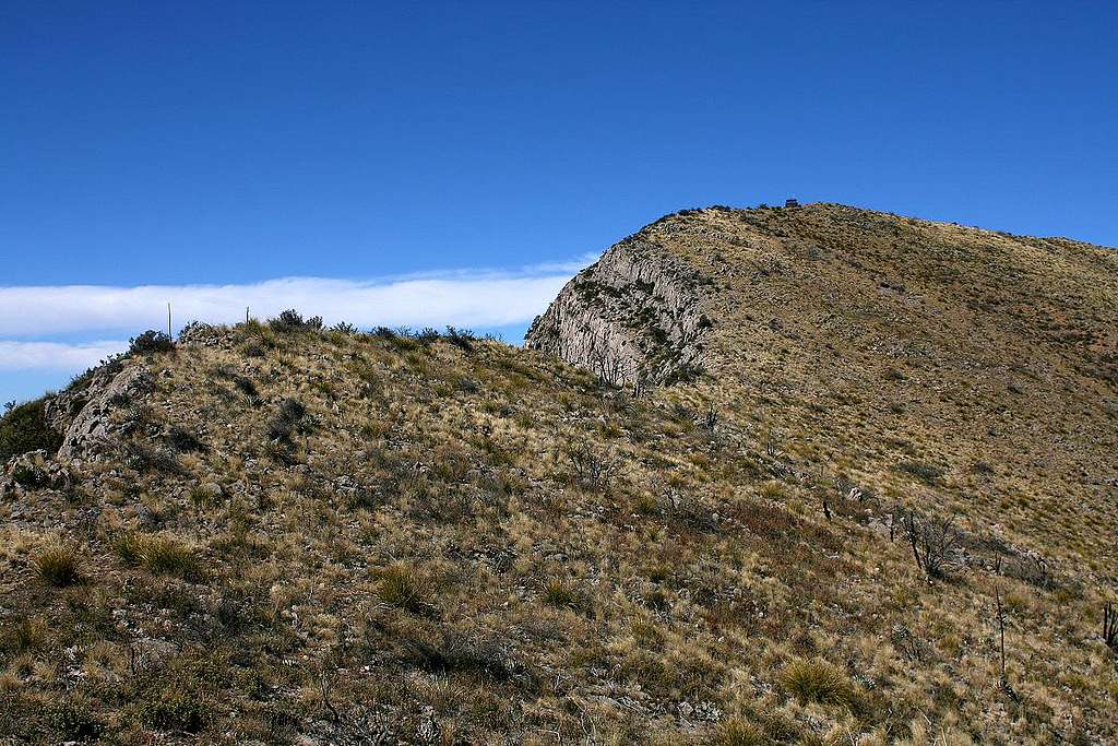 Big Hatchet's summit from the south ridge