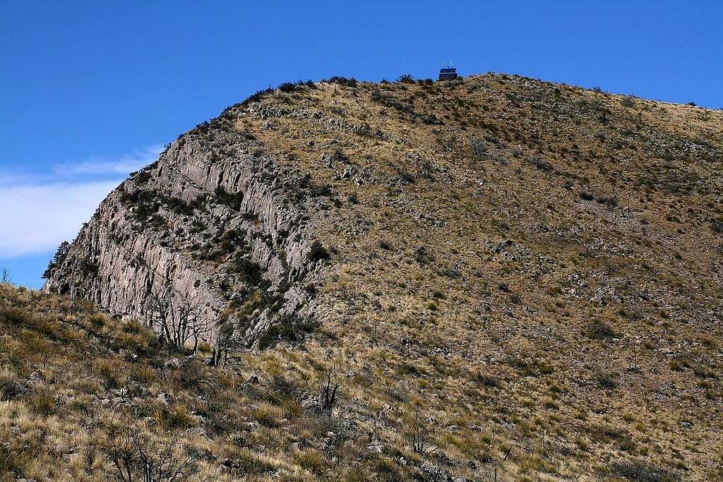 Big Hatchet's summit from the south ridge