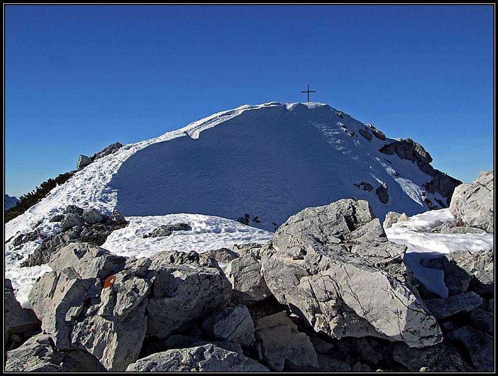 Iof di Sompdogna / Krniska glavica summit ridge