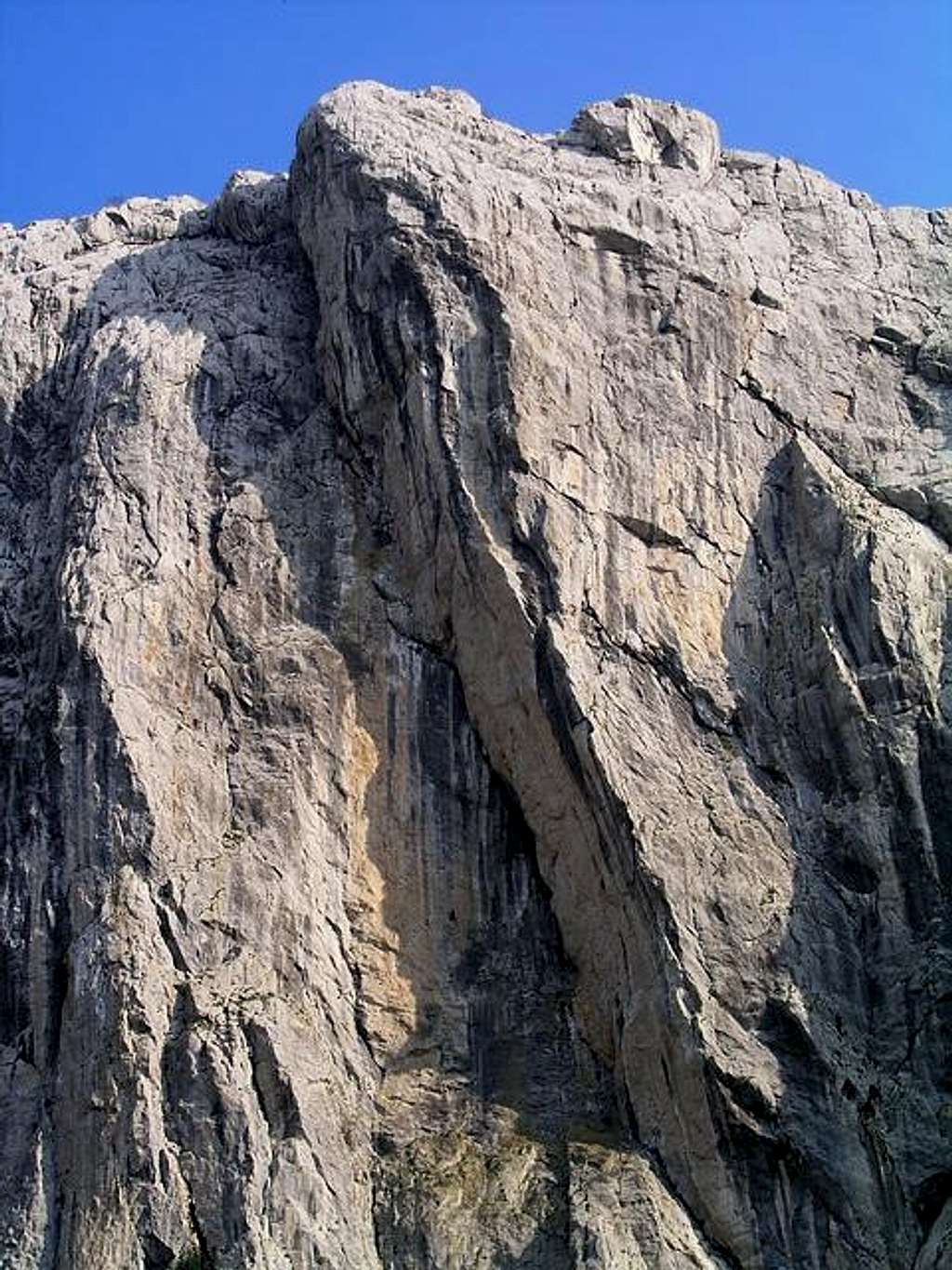 Part of 400m high NW face of...