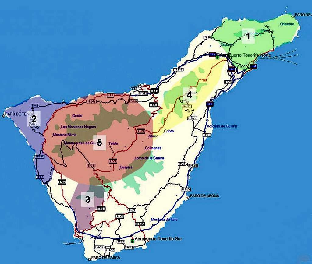 Overview Map Tenerife