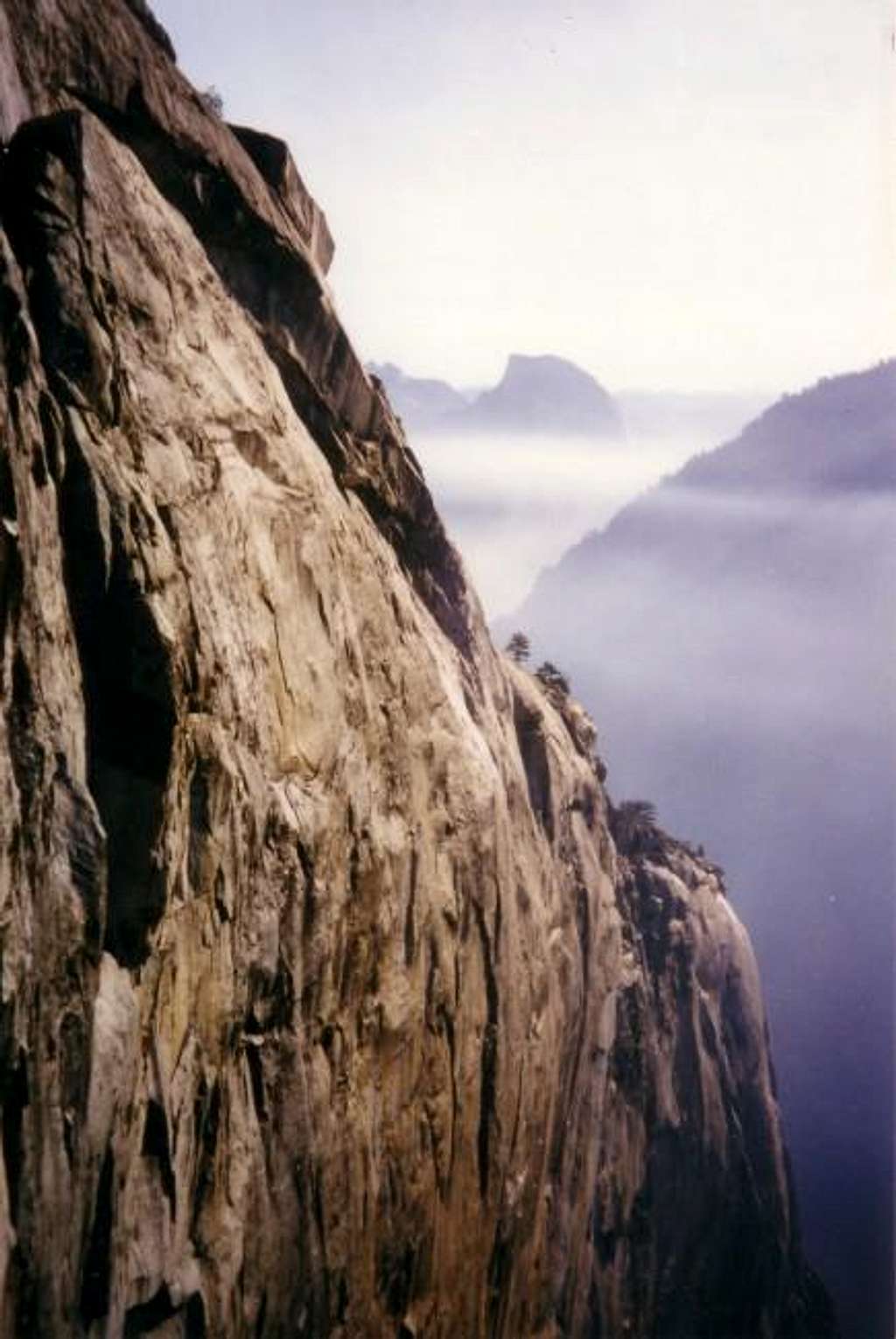 A view from El Cap. Smoke...