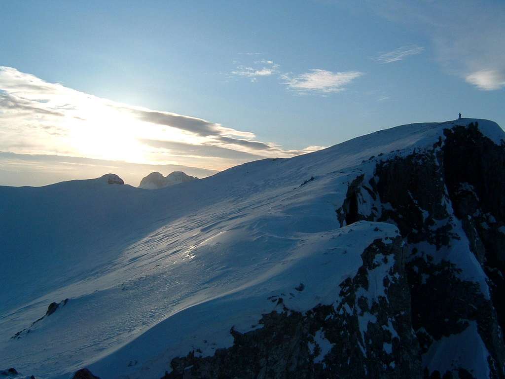 Peak of Kom Vasojevicki 2460 m.