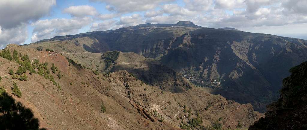 View across Valle Gran Rey