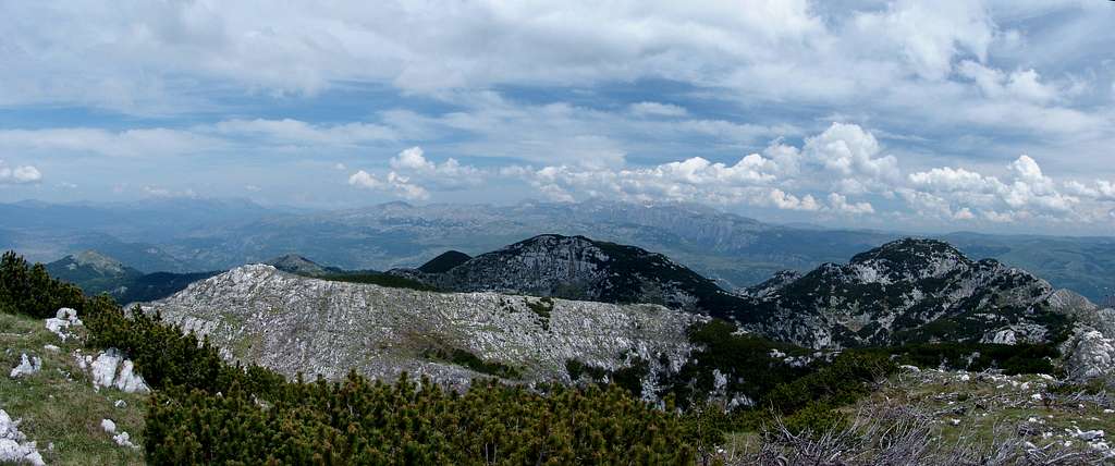 A view of Durmitor from Vojnik