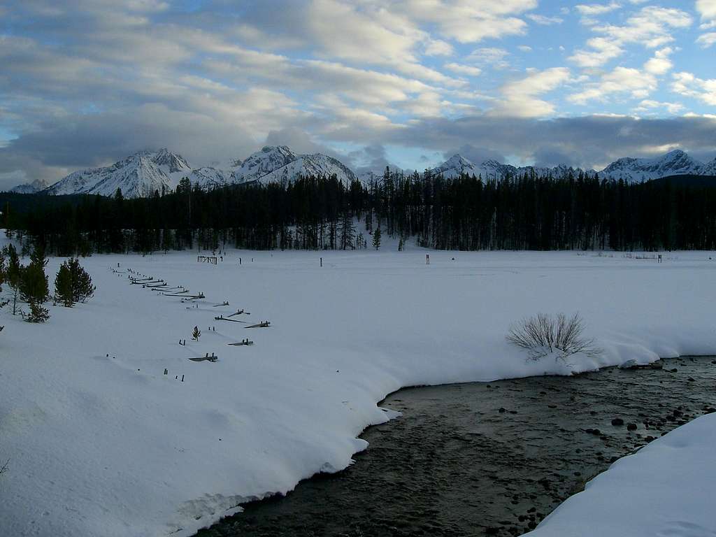The Sawtooth Range from the North