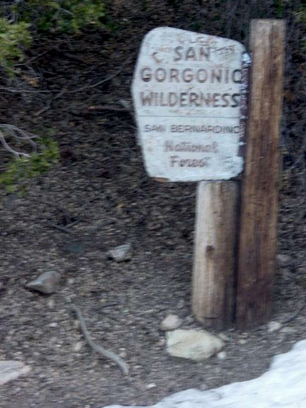 The SG Wilderness Sign