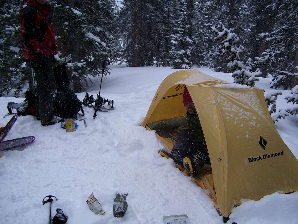 Camp at 11,860 feet