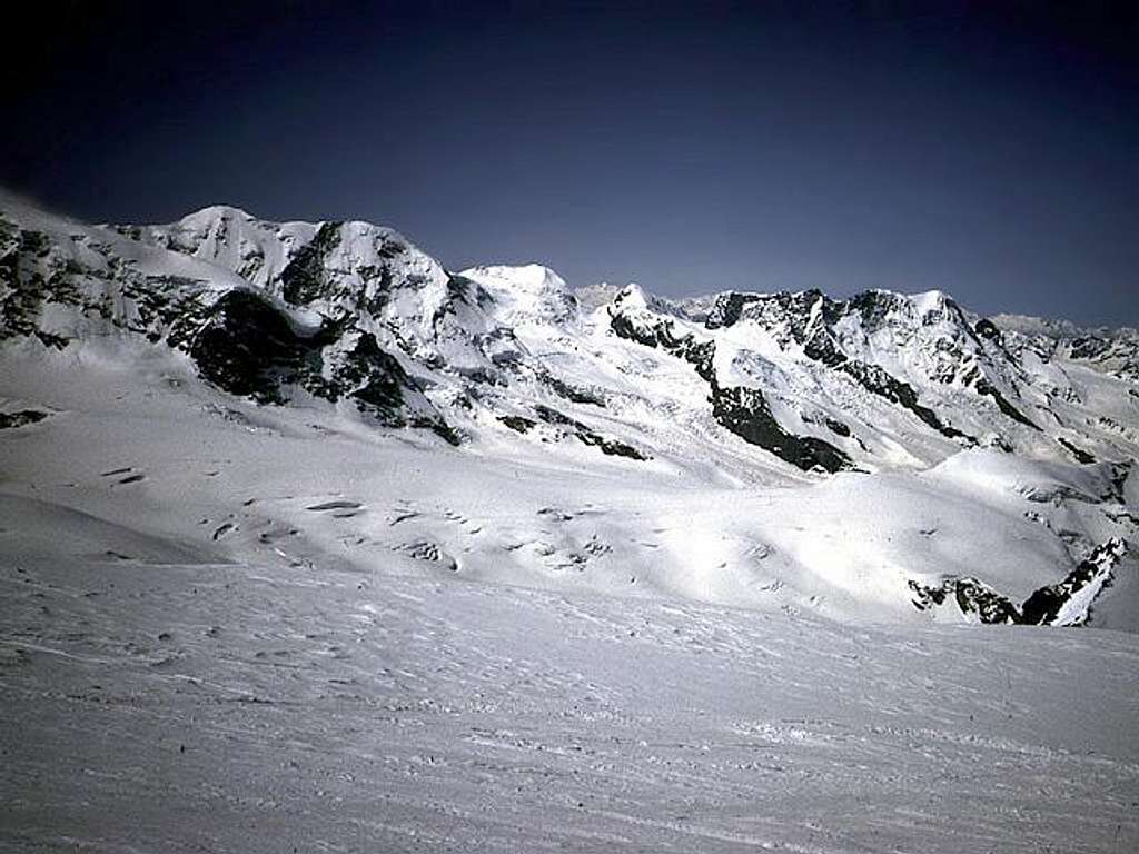 Liskamm from Stralhorn top