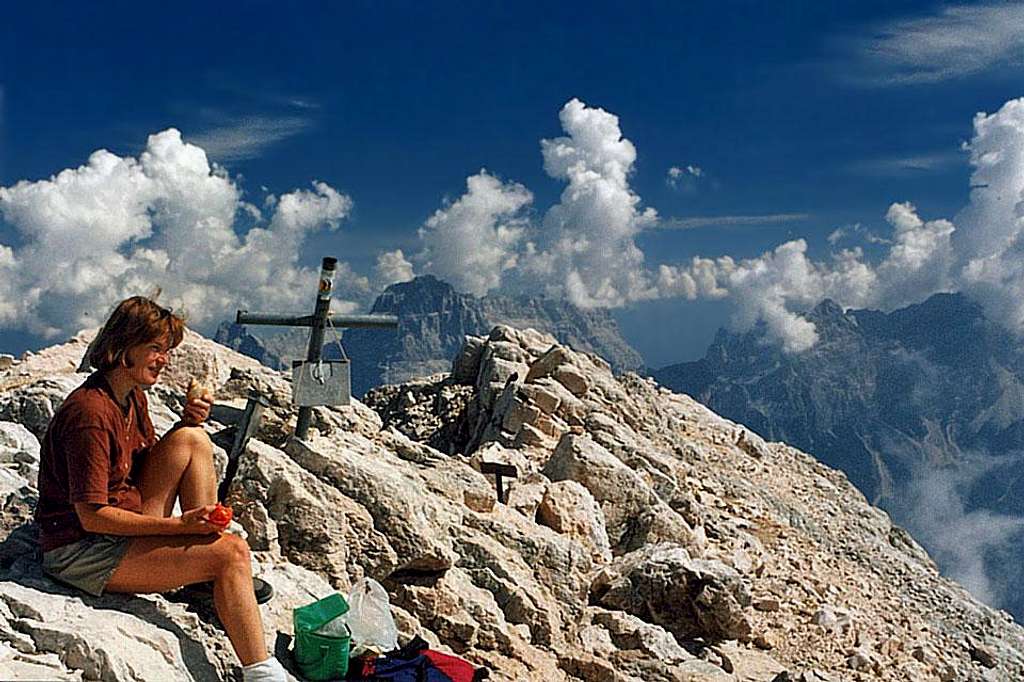 Summer on the summit of Monte...