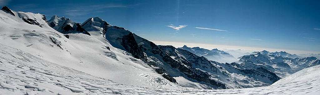 Panorama from Breithorn Pass