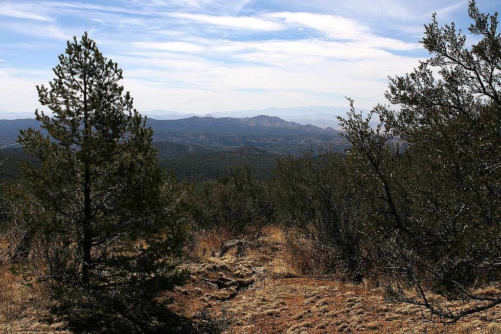 Burro Peak route view
