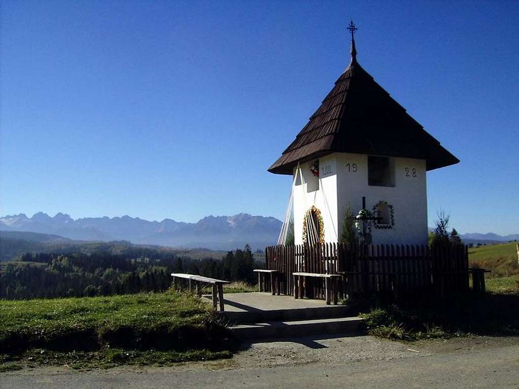 Magura Spiska - View to Tatry Mountains from Nad Łapszanką Pass