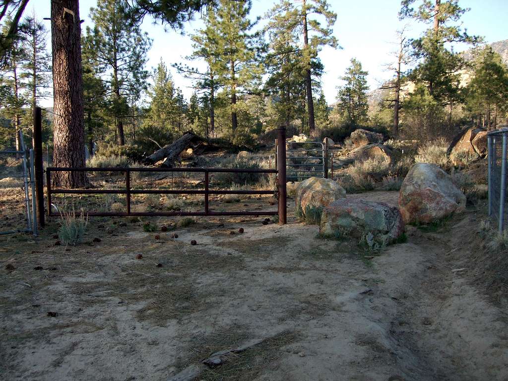 Gate on the Trail