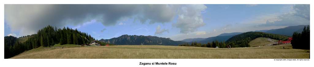 180 degrees view on Zaganu ridge