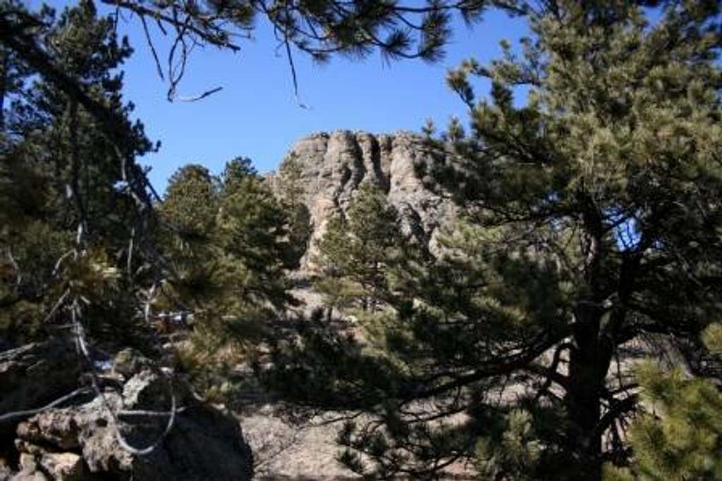 Rock Outcropping on Evergreen Mountain