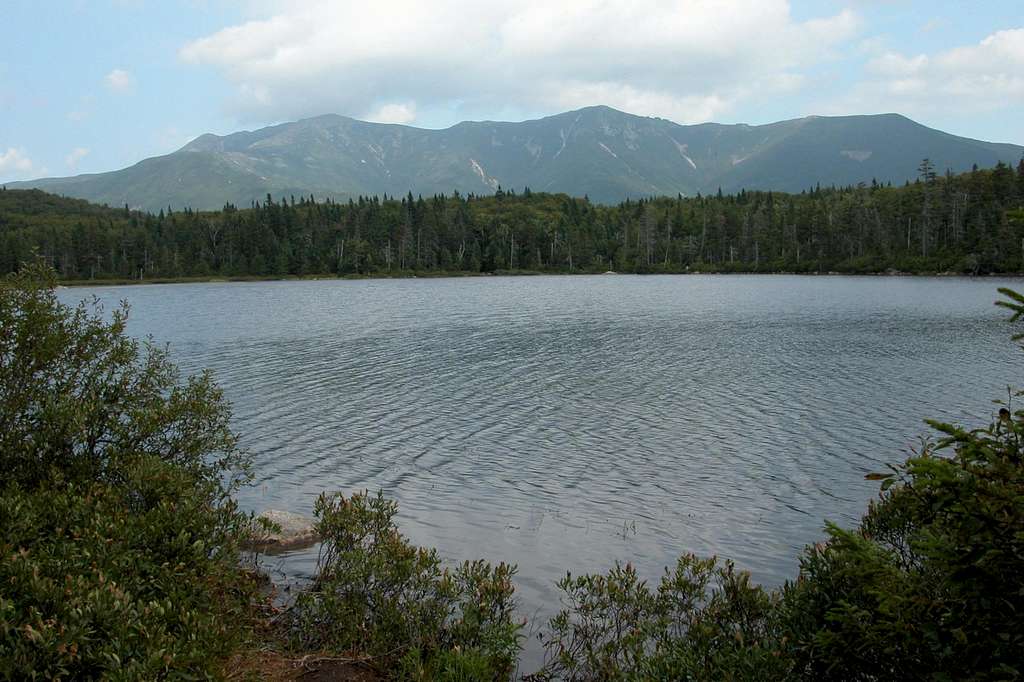 View from Lonesome Lake near the AMC's Lonesome Lake Hut