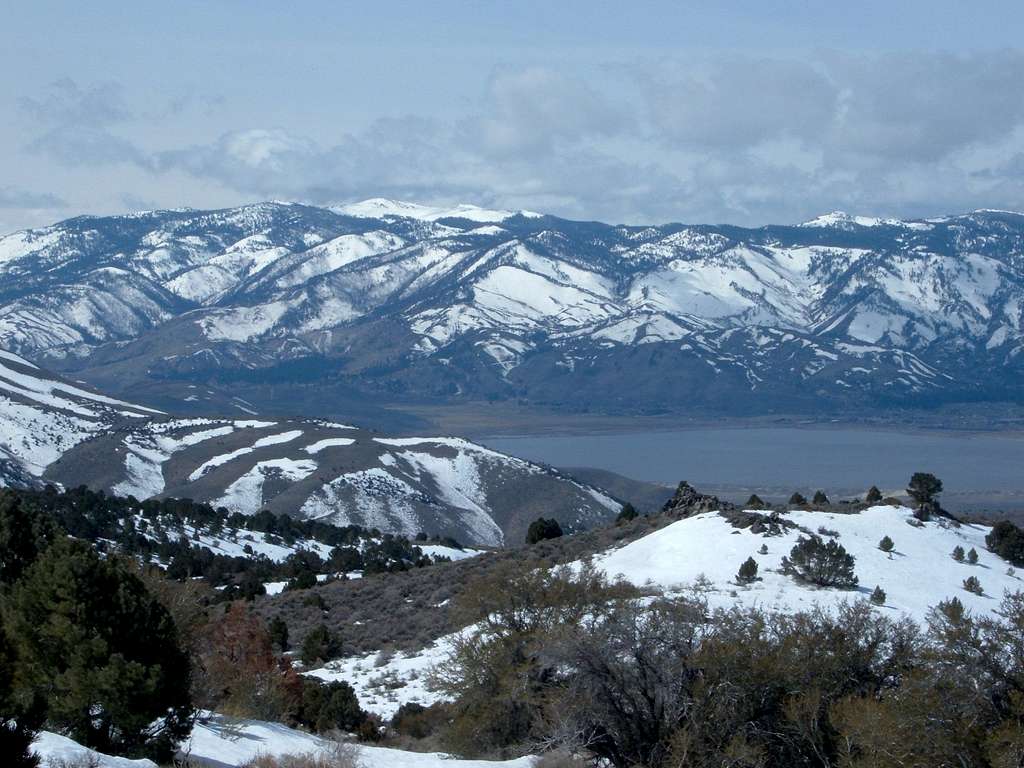 View of Snow Valley Peak and Washoe Lake