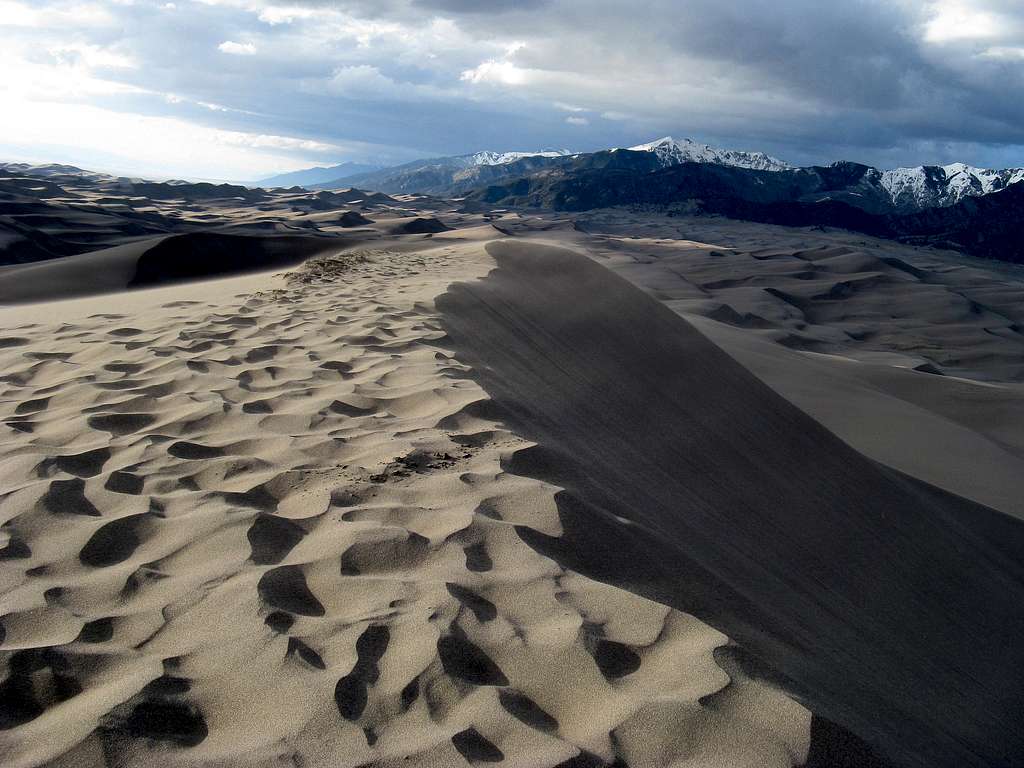Sanddrift on High Dune summit